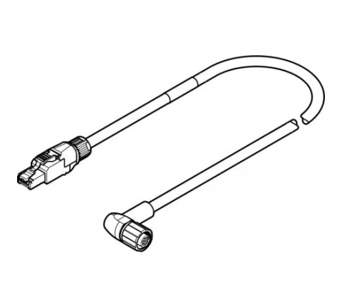 Кабель кодирующего устройства Festo NEBM-M12W8-E-10-N-R3G8 Кабель кодирующего устройства Festo NEBM-M12W8-E-10-N-R3G8