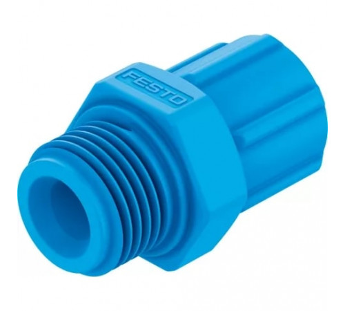 Штуцер ниппельный с накидной гайкой Festo CK-1/4-PK-6-KU Штуцер ниппельный с накидной гайкой Festo CK-1/4-PK-6-KU
