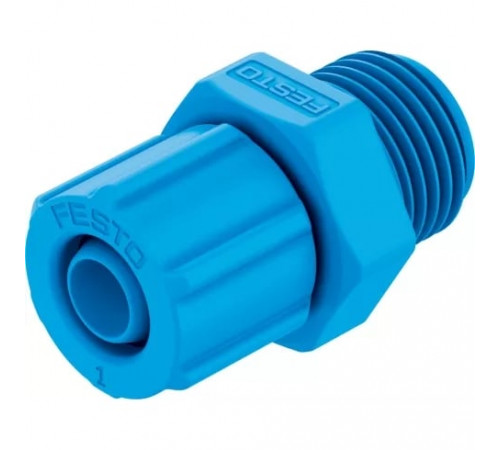 Штуцер ниппельный с накидной гайкой Festo CK-1/4-PK-6-KU Штуцер ниппельный с накидной гайкой Festo CK-1/4-PK-6-KU