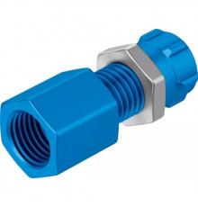 Штуцер ниппельный с накидной гайкой Festo QCK-1/4-PK-6-B