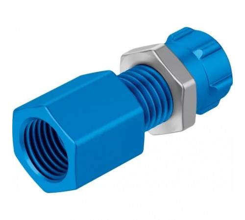 Штуцер ниппельный с накидной гайкой Festo QCK-1/4-PK-6-B Штуцер ниппельный с накидной гайкой Festo QCK-1/4-PK-6-B