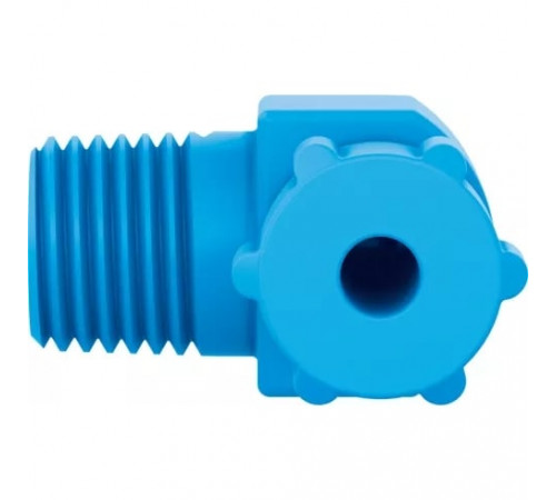 Штуцер ниппельный угловой с накидной гайкой Festo GCK-1/4-PK-4-KU Штуцер ниппельный угловой с накидной гайкой Festo GCK-1/4-PK-4-KU