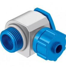 Штуцер ниппельный угловой с накидной гайкой Festo LCK-1/4-PK-4