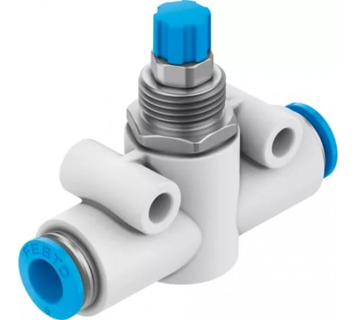 Дроссель с обратным клапаном Festo GR-QS-6 Дроссель с обратным клапаном Festo GR-QS-6