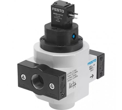 Отсечной распределитель Festo HEE-1/2-D-MAXI-24 Отсечной распределитель Festo HEE-1/2-D-MAXI-24