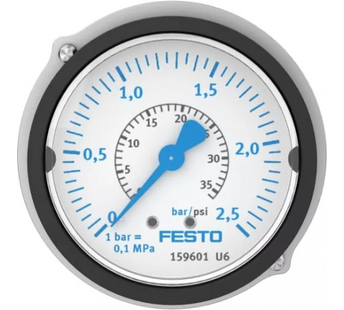 Фланцевый манометр Festo FMA-63-2,5-1/4-EN Фланцевый манометр Festo FMA-63-2,5-1/4-EN