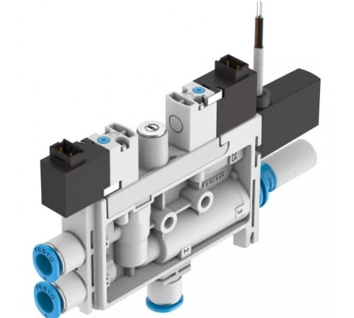 Генератор вакуума Festo OVEL-10-H-15-PQ-VQ6-UA-C-A-B2PNLK-H3 Генератор вакуума Festo OVEL-10-H-15-PQ-VQ6-UA-C-A-B2PNLK-H3