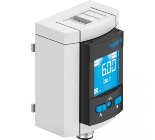 Датчик давления Festo SPAU-P10R-MS6-F-L-PNLK-PNVBA-M12D Датчик давления Festo SPAU-P10R-MS6-F-L-PNLK-PNVBA-M12D