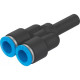 Тройник цанговый со втулкой Festo QSY-8H-B