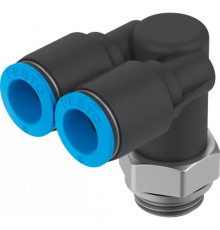 Тройник цанговый с резьбой угловой Festo QSYL-G1/4-8