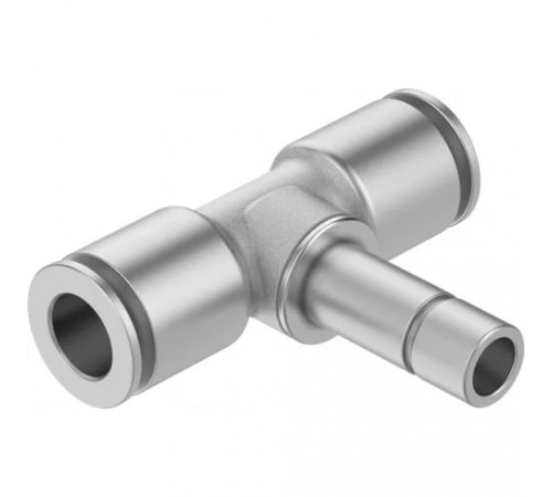 Тройник цанговый со втулкой Festo NPQM-T-Q8-S8-P10