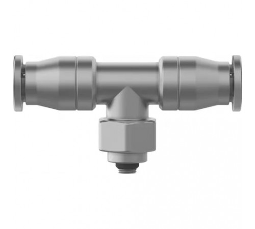 Тройник цанговый с резьбой Festo CRQST-M5-6 из нержавеющей стали