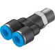 Тройник цанговый с резьбой Festo QSY-1/4-8